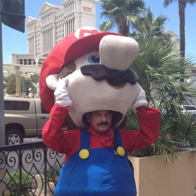 Witziges Kostüm - Super Mario in Super Marionkostüm