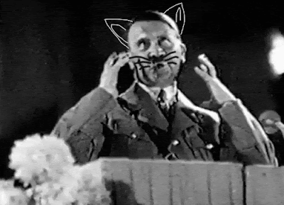 Adolf Hitler Katze - Miau Ansprache lustig