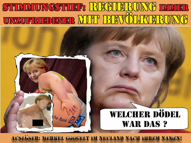 Angela Merkel im Internet - lustige Spaßbilder Satire