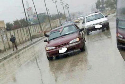 Autofahrer Bilder bei Regen lustig