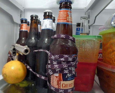 Bier im Kühlschrank lustig
