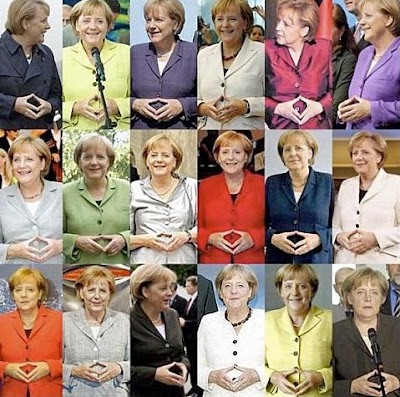 Bundeskanzler lustige Bilder Kleidung und Handzeichen