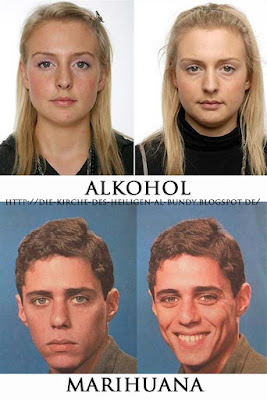 Gesichter Auswirkung von Alkohol und Marihuana - witzige Bilder Gesichter Auswirkung von Alkohol und Marihuana - witzige Bilder