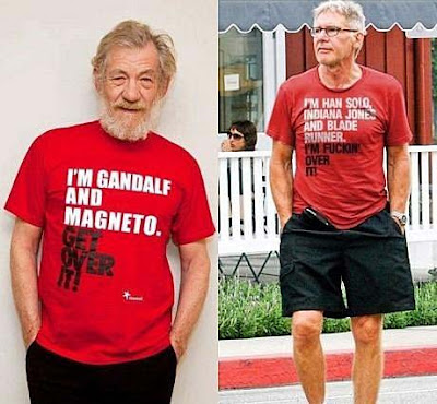 Lustige alternde Prominente - witziger T-Shirt Spruch