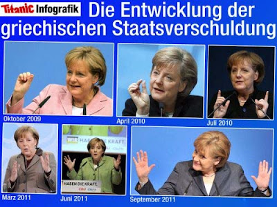 Lustige Bilder Angela Merkel Schuldenkrise Politiker zum lachen